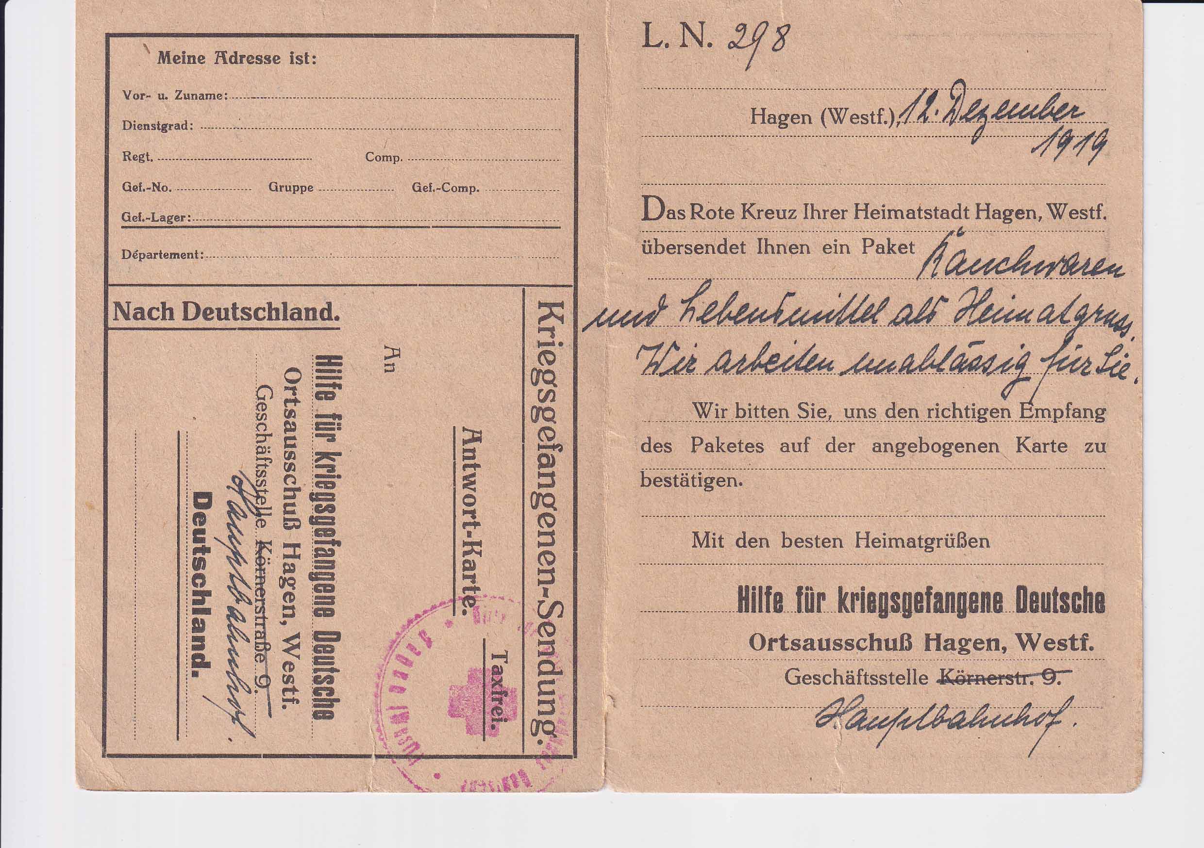 Weltkrieg I